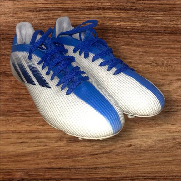 Adidas X Speedflow.3 FG Low White Legacy Indigo (GW7488) Size 2 Soccer Cleats - Picture 1 of 5